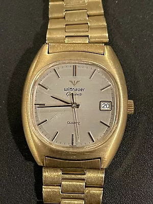 Vintage Wittnauer Geneve Watch With Date - Works • $29.99