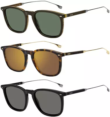 $52.99 • Buy BOSS By Hugo Boss Men's Polarized Sunglasses W/Titanium Temples - 1357S - Italy