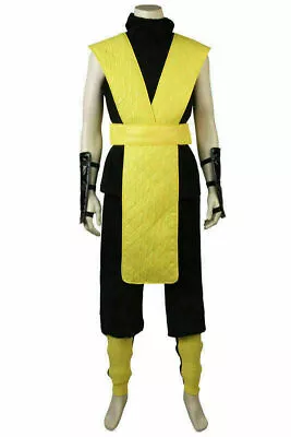 Mortal Kombat X Scorpion Full Set Cosplay Costume Halloween Custorm Made • $43.32