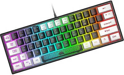 $18.39 • Buy AU Wired Gaming Keyboard RGB With Multimedia Keys LED Backlit For Windows PC PS4