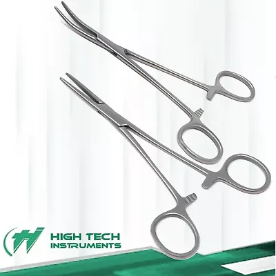 Kelly Forceps Locking Hemostat Clamps For Dental & Surgical Use 6.25  CRV+STR • $9.99