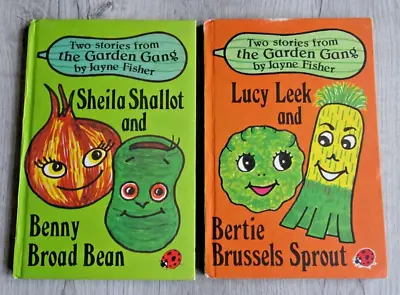 Garden Gang Book X2 Jayne Fisher Lucy Leek Bertie Brussel Sheila Shallot Benny • £14.99