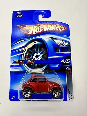 Hot Wheels Redline Series 2006 VW Volkswagen Baja Bug Beetle Red Line Tires • $4.70