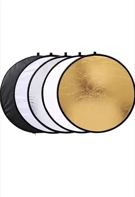  43  5 In 1 Photo Studio Photography Collapsible Light Diffuser Reflector • $15