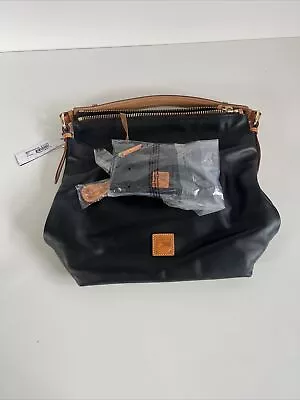 Dooney And Bourke McKenzie Hobo Black Leather Shoulder Bag Purse With Wallet NWT • £173.60