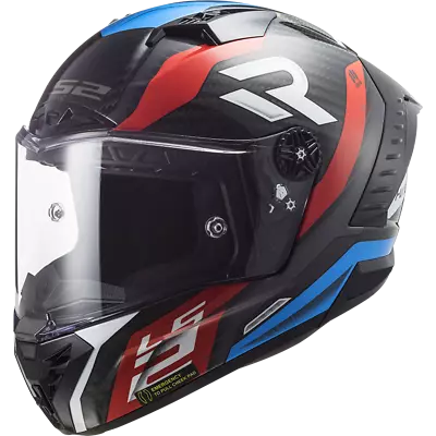 £419.99 • Buy Ls2 Thunder Ff805  Carbon Fibre Acu Gold Full Face Motorcycle Crash Helmet Supra