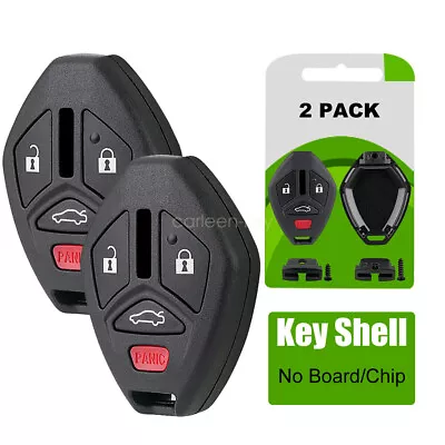 2 For Mitsubishi Eclipse Galant Lancer Remote Key Shell Gut Case 3 + 1 Buttons • $9.19