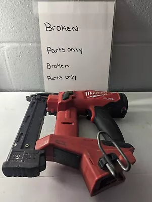 BROKEN Milwaukee M18 FUEL 18 Ga 1/4 In Narrow Crown Stapler 2749-20 PARTS ONLY A • $99.99