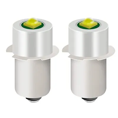 2 Pack LED Flashlight Replacement Bulb With 18V 12V 19.2V 6 24 Volt And 3W 247LM • $13.69