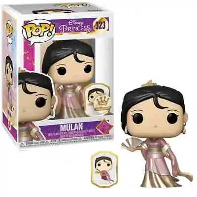 Funko POP! Mulan Disney Princess W/pin #323 [Funko Exclusive] • $14.99