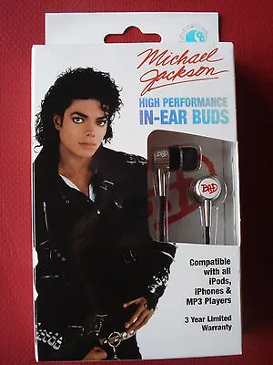 Michael Jackson  Bad  Ear Buds Compatible W/ Ipod Iphone Mp3  High Performance  • $34.89