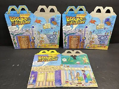 5 Back To The Future Vintage McDonald's Happy Meal Boxes Castle Temple Hotel • $29.95
