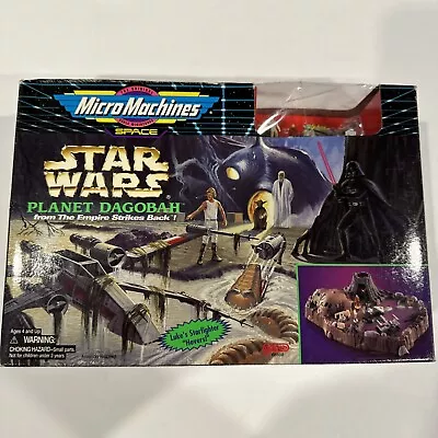Micro Machines Star Wars Planet Dagobah Action Playset Galoob 1994 Opened • $20