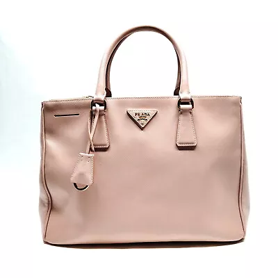 Prada Hand Bag Saffiano Pink Leather 2650828 • $0.99