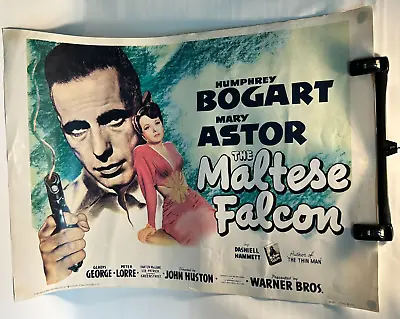 Vintage Poster Humphrey Bogart  The Maltese Falcon  Lithograph 1977 Astor • $17