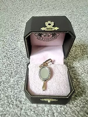 Juicy Couture Crystal Rhinestone Mirror Charm In Box Braclets Super Rare • £49.99