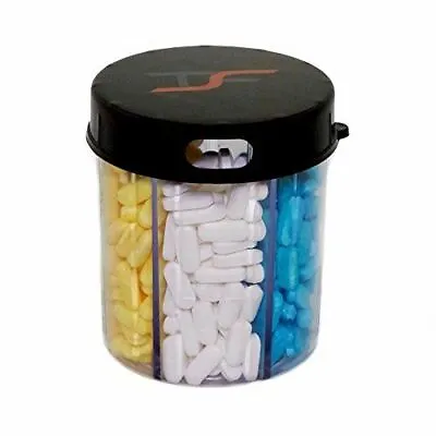 TSF Travel Pill Vitamin Medication Holder Dispenser Organizer Storage • $10.47