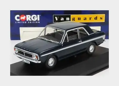 1:43 VANGUARDS Ford England Lotus Cortina Mkii Twin Cam 1967 Anchor Blue VA04120 • £38.31