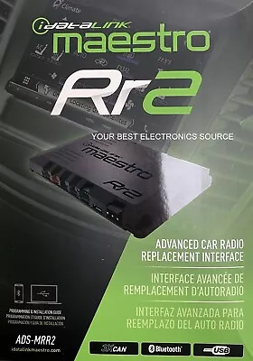 NEW IDatalink / Maestro ADS-MRR2 Car Radio Replacement Interface Module • $174.90