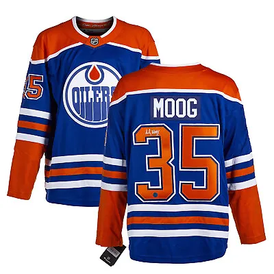 Andy Moog Edmonton Autographed FNTCS Jersey • $411.38