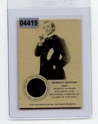 #04419 DEWOLF HOPPER 1906 Coin Collector Penny Card • $8.99