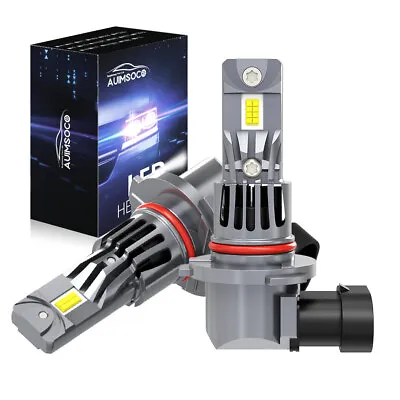 2x 9012 HIR2 LED Headlight Bulbs Conversion Kits 6000K White Hi Low Beam Bulb • $53.99