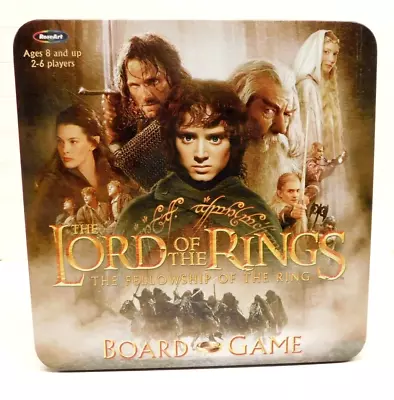 RoseArt Lord Of The Rings FELLOWSHIP OF THE RING Board Game Collectors Tin 2002 • £13.02