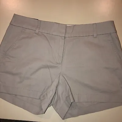 NWT J Crew Gray Khaki Shorts Women 4 • $9.99