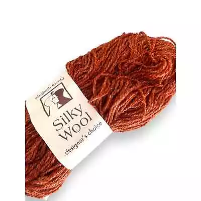 Elsebeth Lavold SILKY WOOL Yarn Skein 🧶 006 Ferrous Red • $12