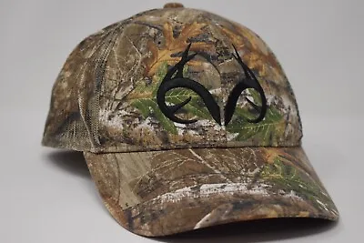 RealTree Trucker  Snap Back Adjustable Hat Embroidered Antler Mesh Cap Hunting • $12.98