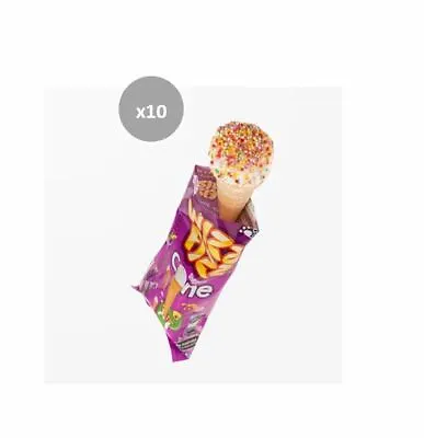 900880 10 X 14g PACKETS OF THE WIZZ FIZZ SHERBET CONES FIZZY CANDY MARSHMELLOW  • $9.90