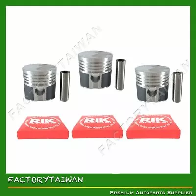 Factorytaiwan Piston + Ring Kit Set STD 73mm For Mitsubishi K3D  X 3 PCS • $235