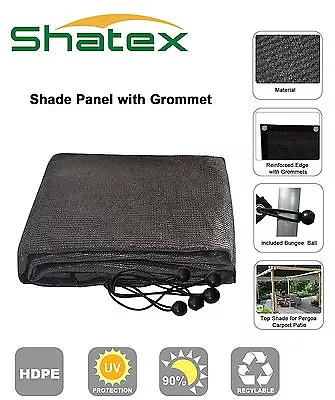 Shatex 90% UV Block Outdoor Sunscreen Shade Panel Patio/RV Awning 6*10FT 2Pack • $55.99