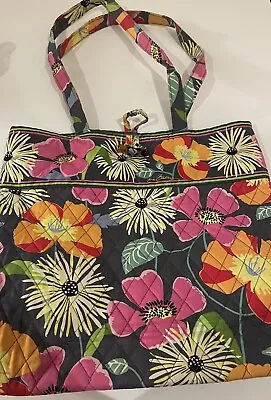 Vera Bradley Grand Tote Jazzy Blooms Tote Bag 13” Long • $10.49