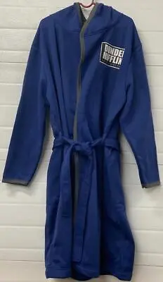 The Office Dunder Mifflin Paper Blue Hooded Pockets Bath Robe Large / XL • $9