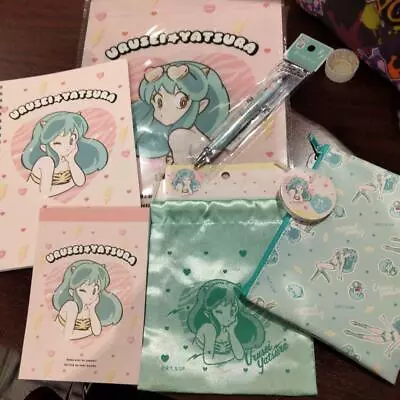 Urusei Yatsura Stationery File Pen Note Purse DAISO Collaboration Lum Lot 6 • $154.19