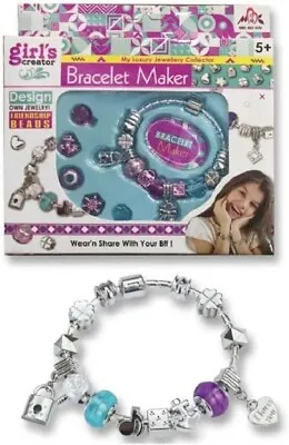 Bracelet Maker Make Your Own Bracelet Jewellery Set - Gifts For Girls • £7.49