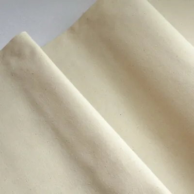 Heavy Weight Calico- Natural- 100% Cotton- 150cm/59  Wide- £7.99mt • £1.49