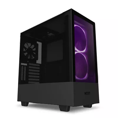 NZXT CA-H510E-B1 [DEMO] MID-TOWER CASE: H510 ELITE - MATTE BLACK 2X 140MM RGB.f • $357.10