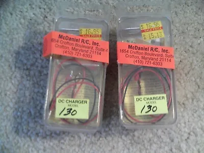 Lot Of 2 Vintage RC Part Packs McDaniel R/C DC Charger Model 130 12 Field NIP • $42.73