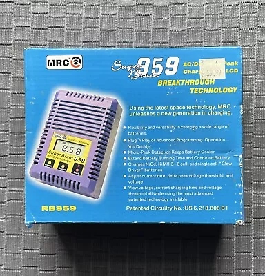MRC Super Brain 959 AC/DC Delta Peak Charger With LCD RB959 • $29.99