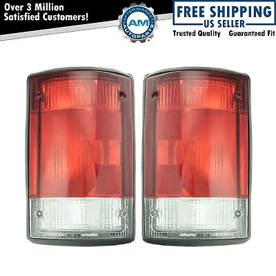 Tail Lights Taillamps Left & Right Pair Set For Ford Van E150 E250 350 Excursion • $43.98