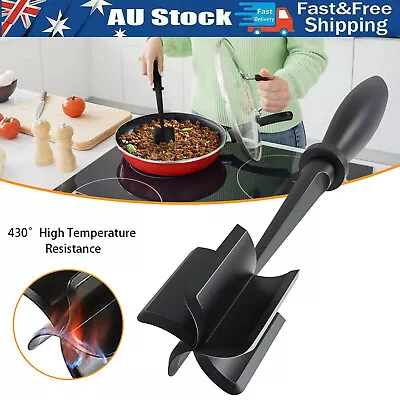 $11.31 • Buy Meat Hamburger Chopper Heat Resistant Utensil Ground Beef Potato Masher Spatula