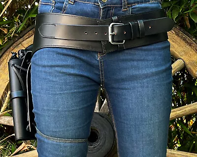 Leather Western Holster Fits Heritage 4.75 Inch 22lr Rough Rider Gun Belt Model. • $99.60