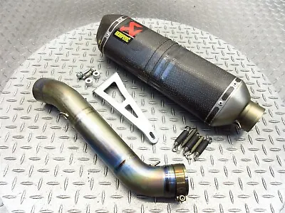 2014 Aprilia Tuono 1000 Akrapovic Carbon Fiber Exhaust Silencer Muffler Slip On • $474.95