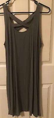 Women’s Maurices Dress Size Large Sleeveless Lightweight  Olive Green • $14