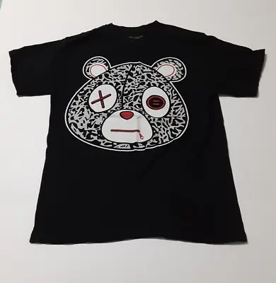 Kickstrike Bear Urban Wear Street Wear Black T Shirt Size Medium • $10.99