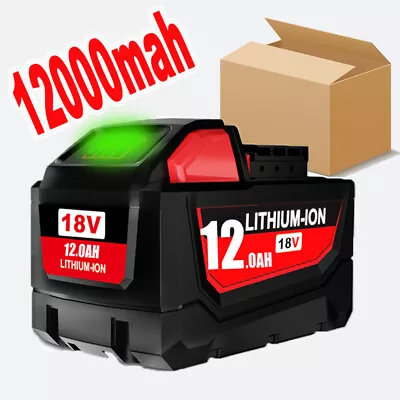 12.0Ah Battery For Milwaukee M18 Lithium Extended Capacity Battery 48-11-1880 • $105.29