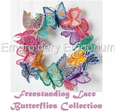 Freestanding Lace Butterflies Collection - Machine Embroidery Designs On Usb 4x4 • £20.95