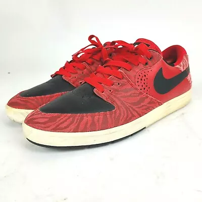 2013 Nike SB Low P-Rod 7 Size 11.5  Paul Rodriguez Premium University Red Zebra • $104.49